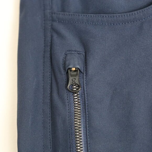 Lululemon Bust A Move Pants Moto Slim Fit Reflective Stretchy Inkwell Size 4 - Picture 8 of 11